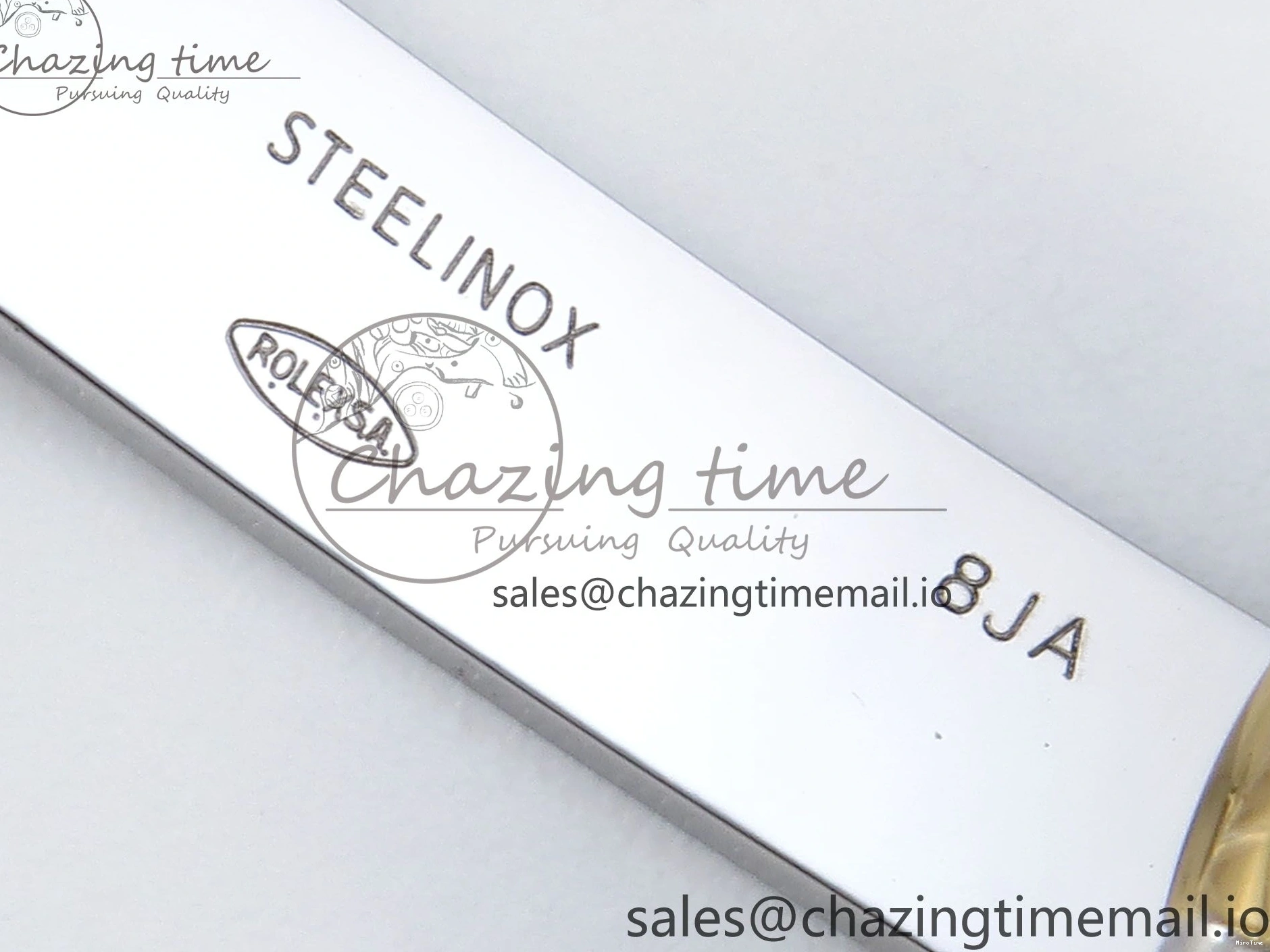 MiroTime 0317 DateJust 31 278383RBR ARF 1:1 Best Edition 904L Steel White Roman Dial Diamonds Bezel on SS YG Oyster Bracelet ETA Cozy 400